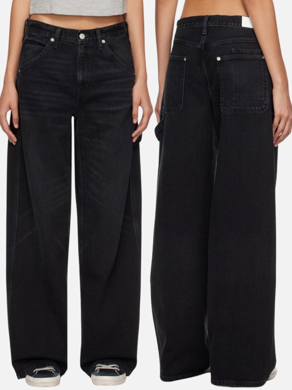 RE/DONE Painter Jeans - Black - Size 25